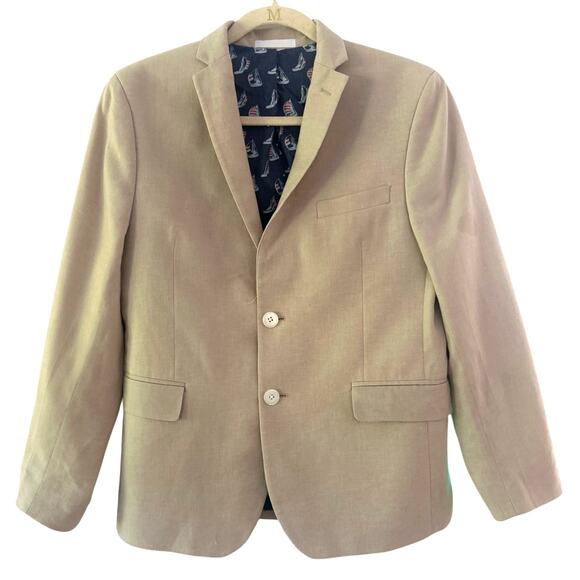 Lauren Ralph Lauren sports Jacket Nautical Linen Blend Blazer matching pants - Picture 4 of 15